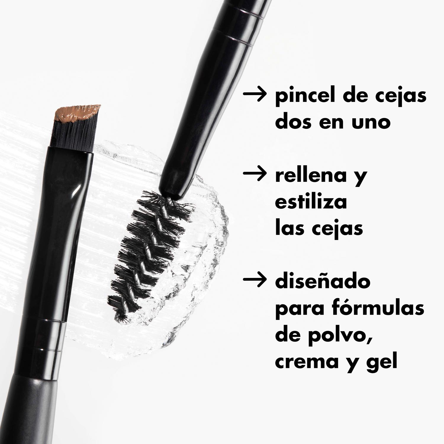 E.L.F. EYEBROW DUO BRUSH (CEPILLO DE CEJAS DE DOBLE PUNTA)